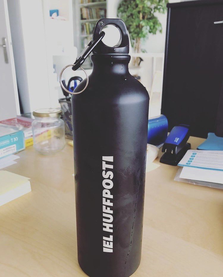 Chez Augure, nous ne sommes jamais sans notre gourde, au travail comme à la maison!