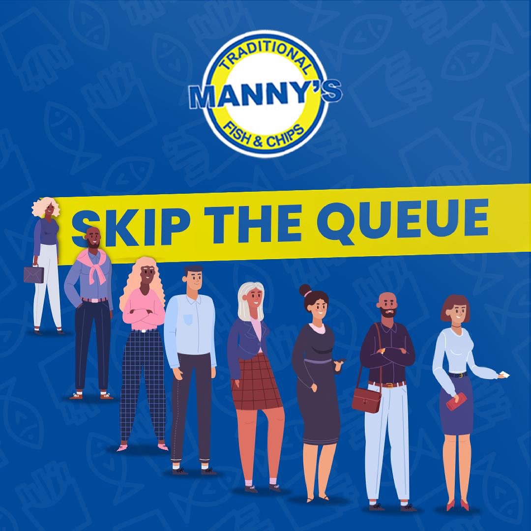 🕑Save yourself the hassle of leaving the house and order online! 🕒

mannysfishandchips.co.uk/order-now
