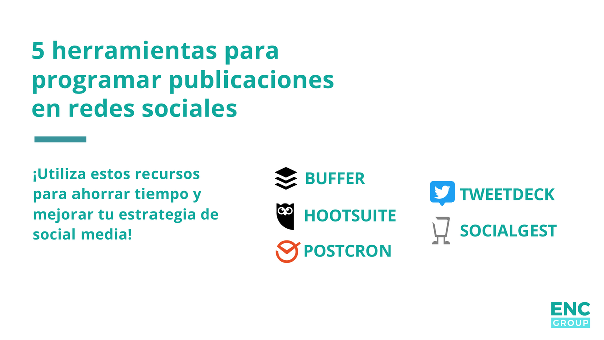 ENCLatam's tweet photo. ¿Cuál de estas herramientas elegirías para potenciar tu estrategia de social media? El artículo completo aquí: https://t.co/CUNnJnuxcv

#ENC #encgroupla #agenciademarketing  #marketingdigital #herramientasdigitales #socialmedia #socialmediaautomation #SocialMediaManagment https://t.co/FH4rmVcOTe