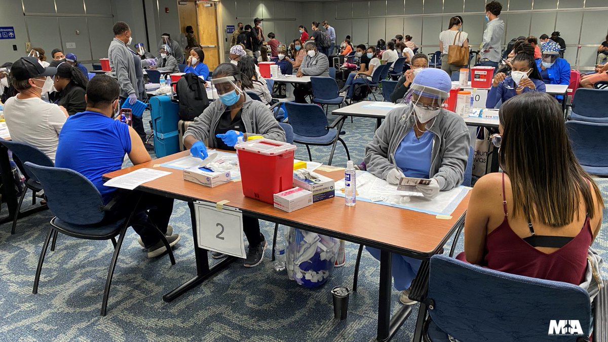 iflymia's tweet photo. #TravelAdvisory: We will be offering the following COVID-19 vaccinations in the North Terminal Auditorium in Concourse D: 
💉Pfizer: June 1-4 and June 7, 8 am-5 pm
📰:  https://t.co/qguuRQeIDW

💉Johnson &amp; Johnson: June 1-7 and June 10-18, 7 am-6 pm
📰: https://t.co/eYkSJJfaRj https://t.co/FivuMsFdtM