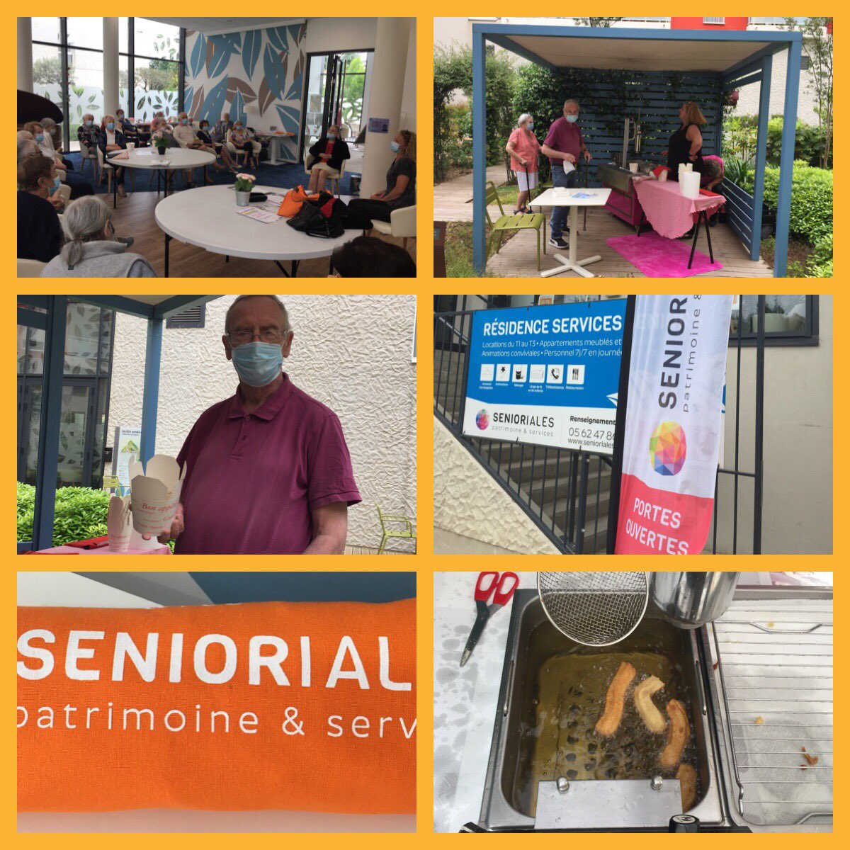 Journées portes ouvertes <a href="/SenNimes/">Senioriales de Nîmes</a> <a href="/senioriales/">Senioriales</a> #Animation #foodtruck #SENIOR #RSS 🐊 🍩 venez visiter notre #residenceseniors <a href="/nimes/">Ville de Nîmes</a> 0466368445