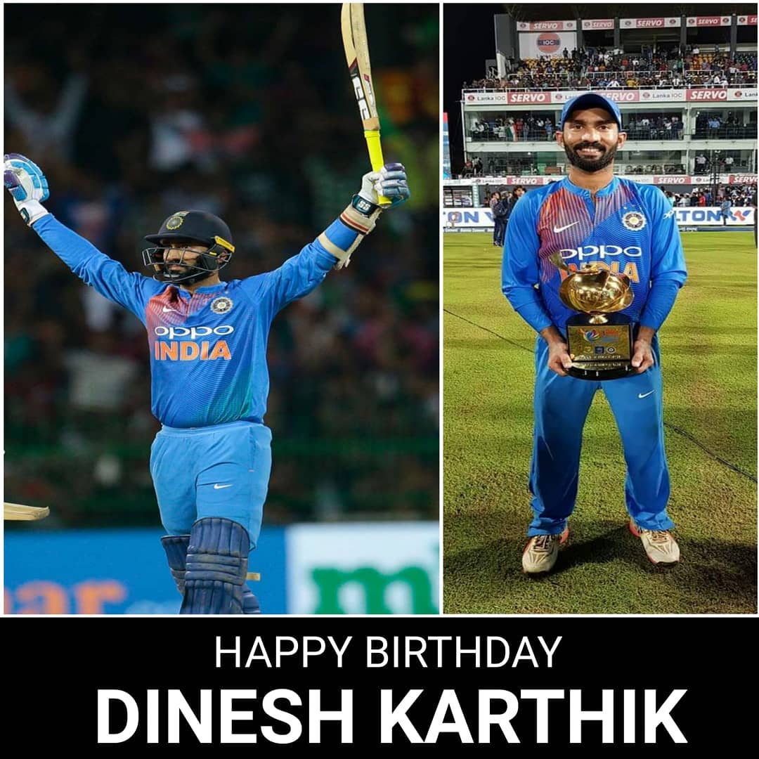  Happy Birthday dinesh Karthik 