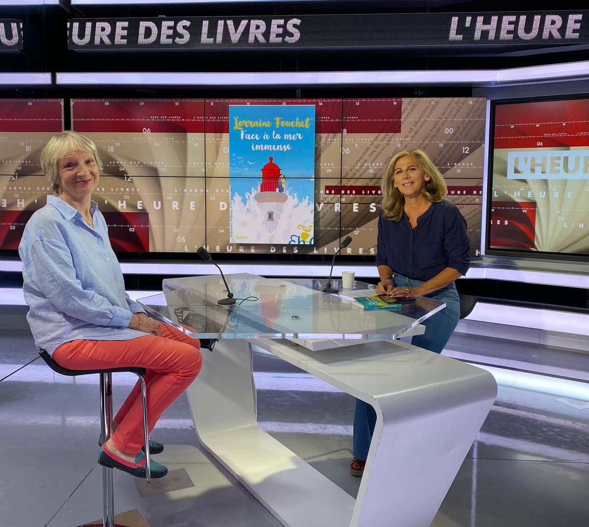 ✍️📖Votre RDV littéraire sur <a href="/CNEWS/">CNEWS</a>

Dans L’HEURE DES LIVRES, <a href="/AnneFulda/">Anne Fulda</a> reçoit ce soir

<a href="/LorraineFouchet/">Lorraine Fouchet</a> pour « Face à la mer immense » <a href="/EditionsHO/">Éditions Heloïse d’Ormesson</a>

📚#HDLivres animée par #AnneFulda

📺Diffusion à 20H55 sur #CNEWS juste après #HDPros2 de <a href="/PascalPraud/">Pascal Praud</a>