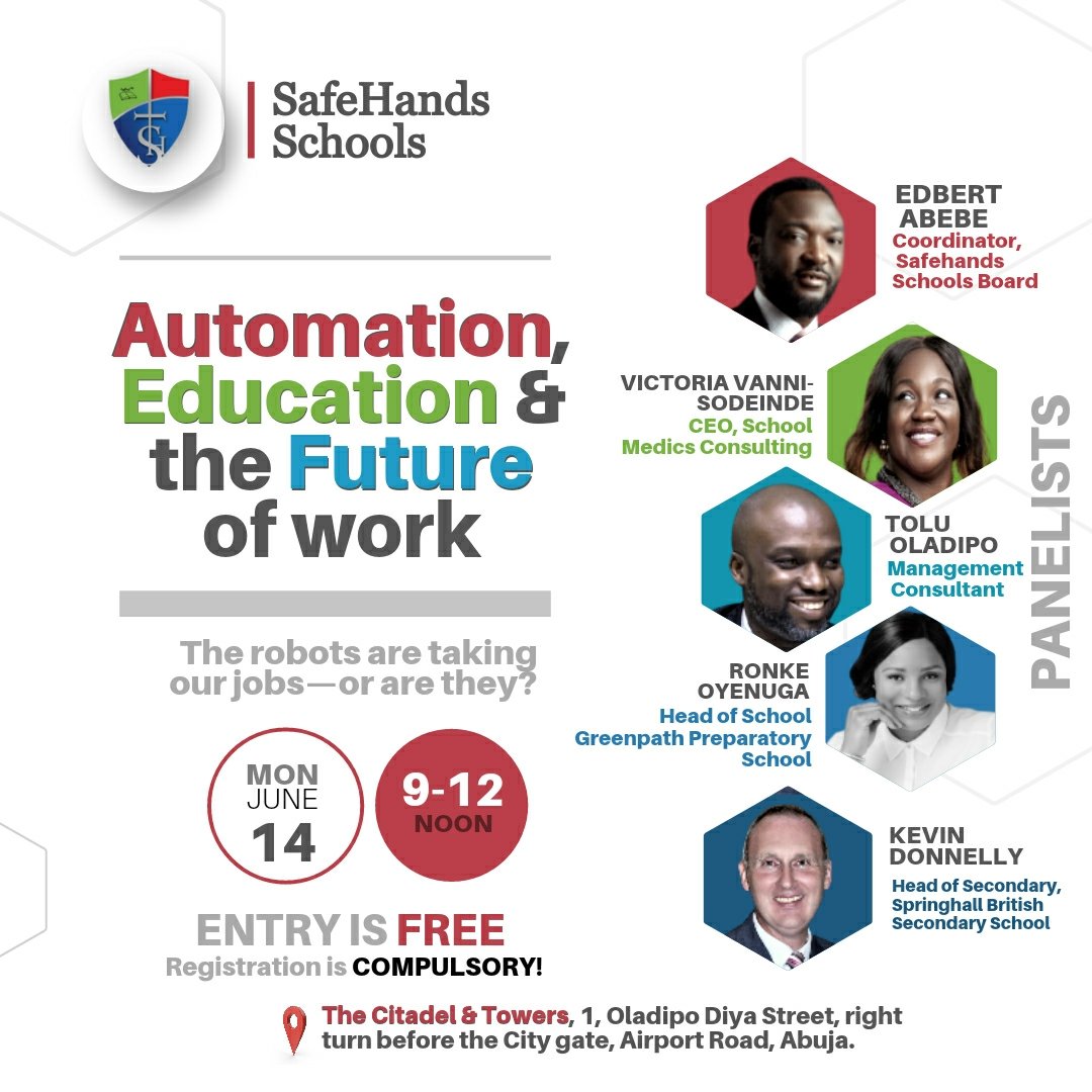 SchoolSafehands's tweet photo. In preparing students for the future workforce, with its increasing adoption of automation, education can only be as effective as our understanding of where industries and economy are heading. 

https://t.co/3mgIS0GuP1 https://t.co/vCmy7gkrml