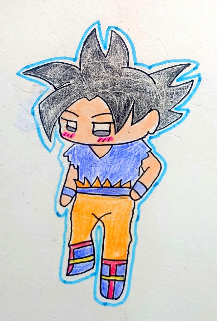 えーたん Eitan ドラゴンボールシリーズも描かなきゃ 久しぶりに ケルたんとブロくんを描きたい 前のやつを載せときます ドラゴンボール 身勝手の極意 兆し Ssg孫悟空 デフォルメキャラ ちびキャラ 絵描きさんと繋がりたい アナログ
