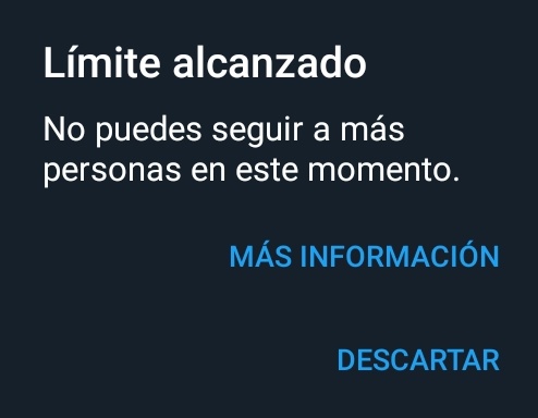 A la gente  que no e podido seguir no se preocupen,  lo que pasa es que Twitter se puso con limites y pues ahora no puedo seguirlos  pero lo que si que haré es seguirlos en mi cuenta  principal