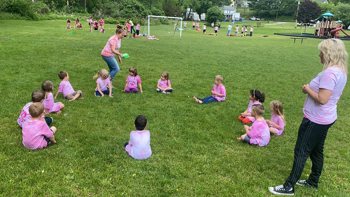 Austin’s PreK students playing splash solids splash.   Fun day for Primary students at Austin. GO PANTHERS!!