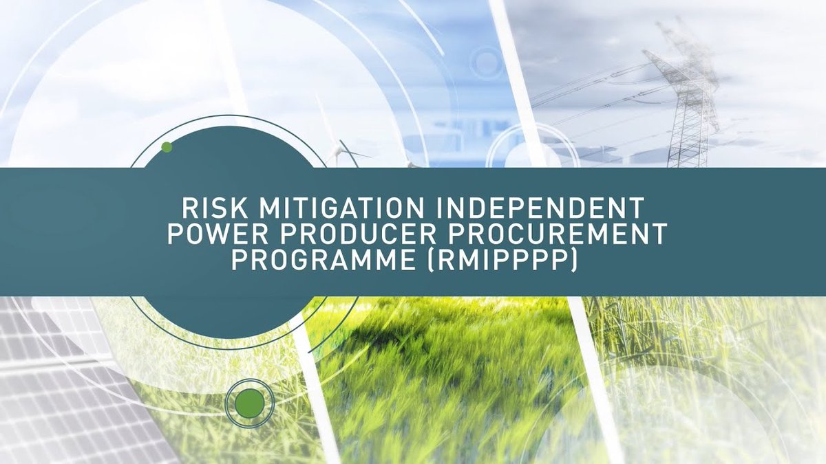 The Department of Mineral Resources and Energy @DMRE_ZA announces three additional preferred bidders appointed under the Risk Mitigation Independent Power Producer Procurement Programme (RMIPPPP):- bit.ly/2SMYEOa

#RMIPPPP