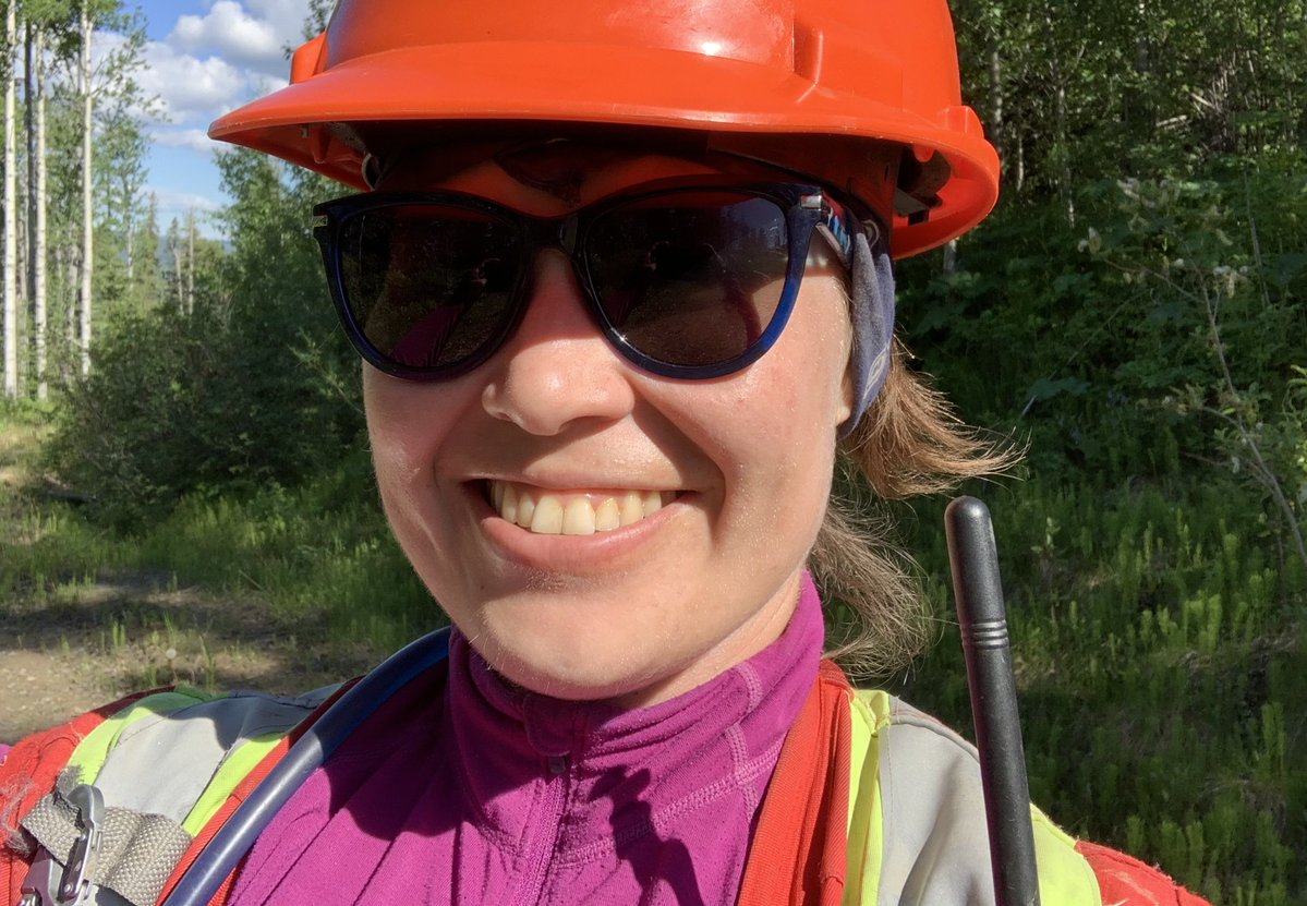 lrigsualberta's tweet image. #MeetLRIGS member Julia Hollingsworth. She is a Master of Forestry student, studying whether #Grazing can be used as a #VegetationControl treatment in regenerating #Cutblocks.