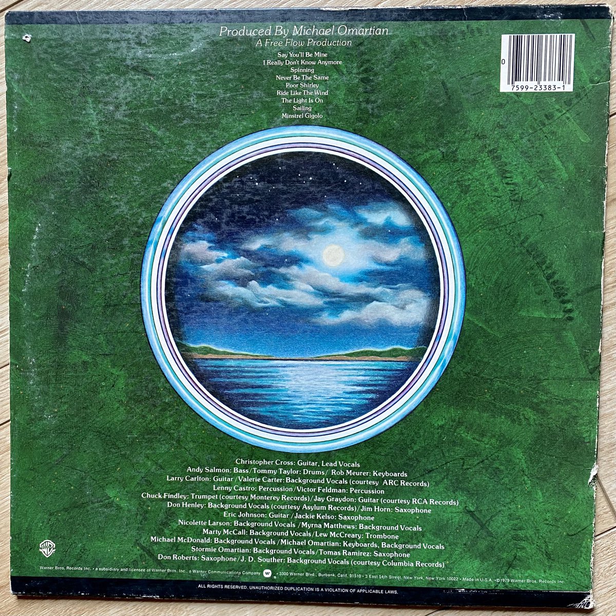 CMoneyKS's tweet photo. #TuesdayMorningVinyl #ChristopherCross #EponymousDebut easing into the short work week with some late 70s #YachtRock #MichaelOmartian #StormieOmartian #JDSouther #NicoletteLarson #MichaelMcDonald #WarnerBrosRecords #1979 https://t.co/uOOAj8cFBy