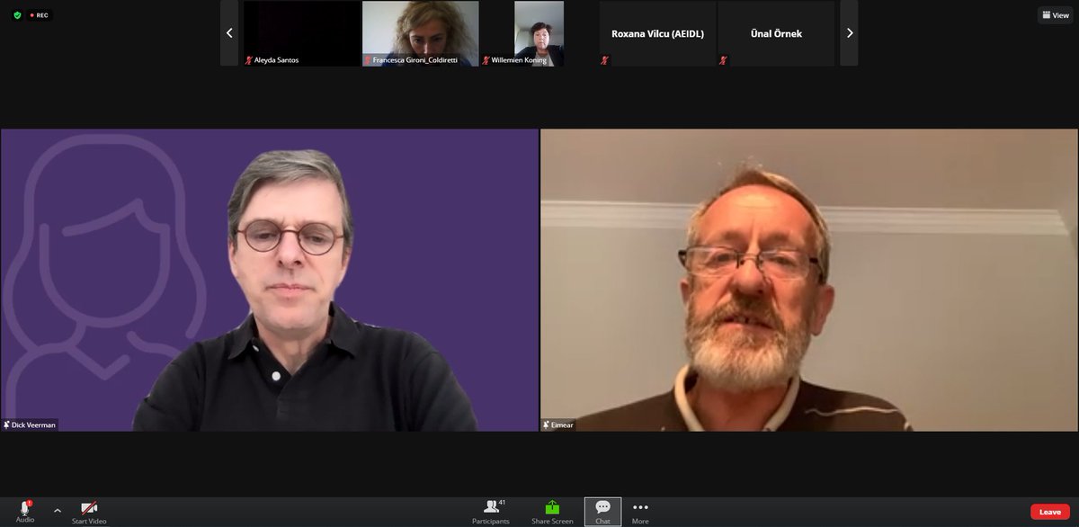 SeanKellyMEP's tweet image. I was delighted to discuss the potential of women within the #GreenDeal today with @COPACOGECA @foodlog_nl and @agrifoodnetworks

The #GreenandDigitaltransition is an opportunity to promote the economic empowerment of rural women.

#WISE4Challenges
#WomenEntrepreneurshipPlatform