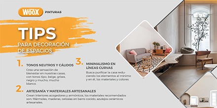 ¿Quieres decorar tus espacios? ¡No te preocupes!​ 🏡
Aquí te dejamos estos increíbles tips​ para que lo aproveches al máximo.​ ✨👇
 #WooxPinturas #TuLugarDeInspiracion 💡#ideas #color