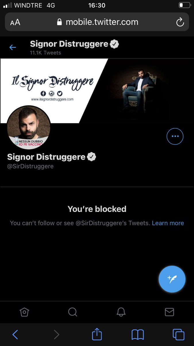 Filzi4's tweet image. Il tuttologo di turno: pesta una merda d’un certain regard e, quando glielo fai notare, prima ne pesta una addirittura gigantesca poi ti blocca (ma cancella il tweet). #1giugno #Brusca #grandhotelrebibbia