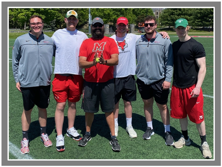 These guys graduated this past weekend. They are great young men who are ready to succeed. Can't thank them enough for their contributions & how they handled adversity over a year unlike any other. Congratulations to them and all @Marist Graduates, best of luck going forward!!