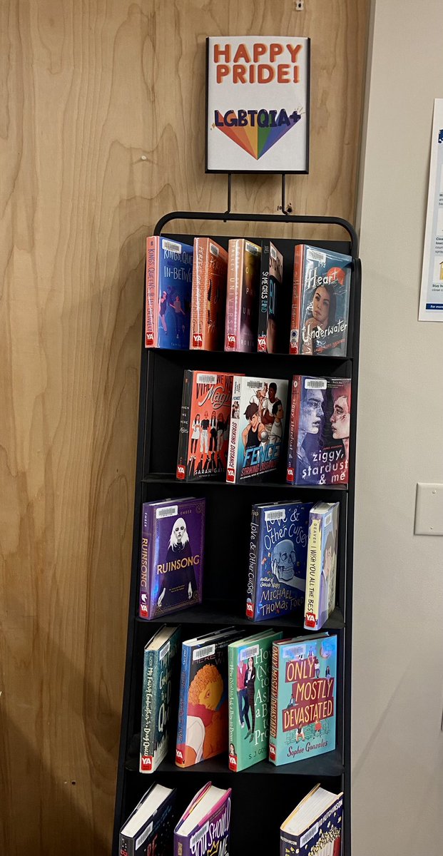 Today marks the start of JUNE PRIDE MONTH! Visit the Seekonk Public Library to check out a book from their LGBTQ+ display :) We're so lucky to have such a supportive and welcoming community <a href="/seekonklibrary/">Seekonk Library</a>