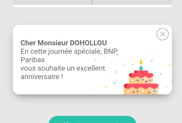 EricDhll's tweet photo. C'est trop mignon 🤗. Merci @mabanque_bnpp @BNPParibas . Mais il est où le petit #cadeau (= petit virement) qui va avec le message ? 😅. #banque #BNP #BNPParisbas #humour #anniversaire https://t.co/hoLzcrF0g0