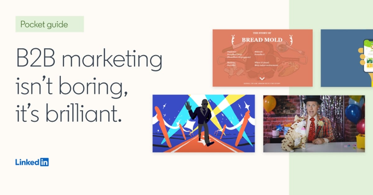 CheckerboardWeb's tweet photo. Four Examples of Brilliant B2B Marketing [Infographic] https://t.co/5qfptJoy2e https://t.co/XGKNnmcuCv