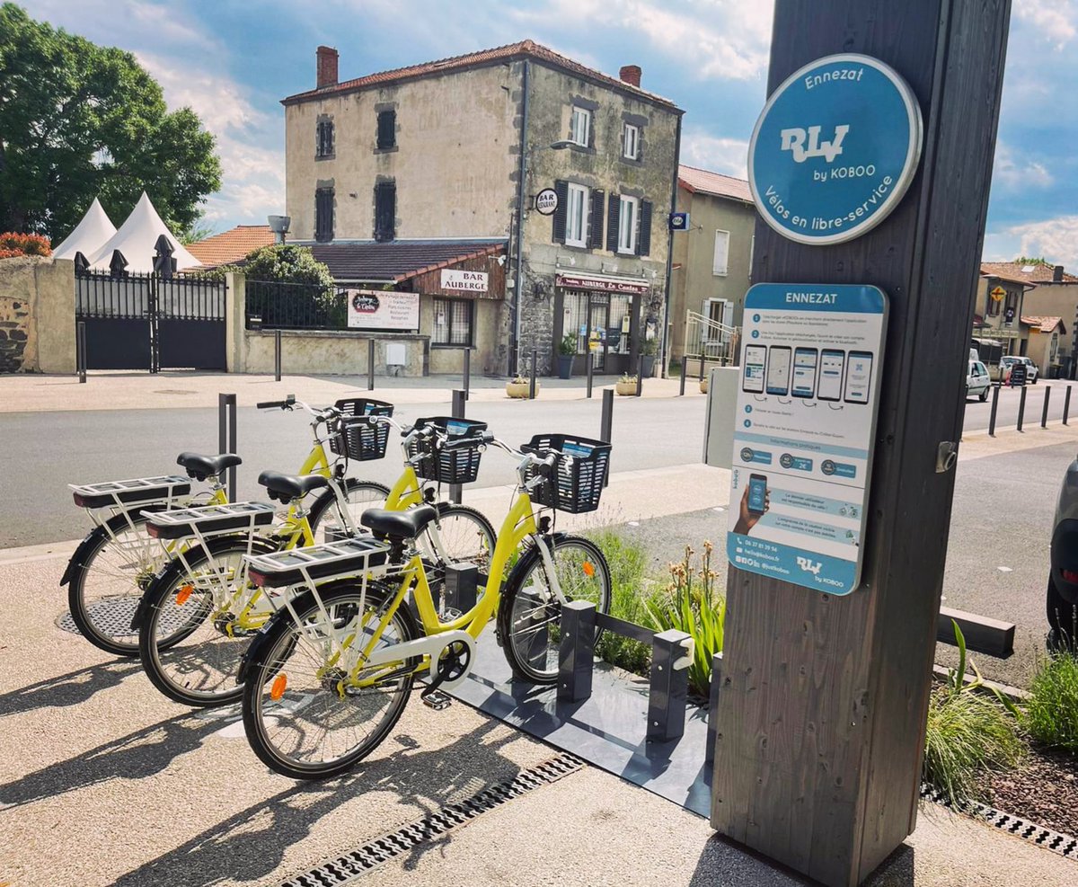 Réouverture de la station d'Ennezat 🌞🚲 #stationvelo #velo #ennezat #vls #veloconnecte #auvergne #rlv #mobilitedouce