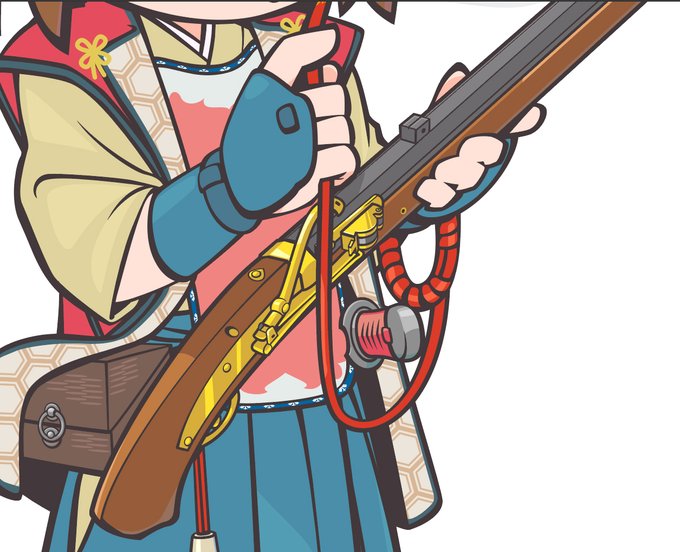 火縄銃のtwitterイラスト検索結果