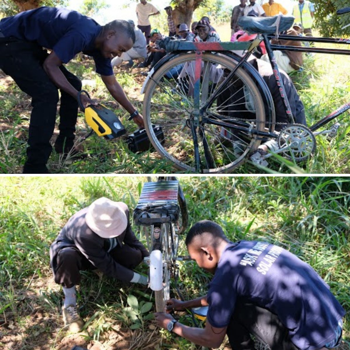 We 💕 innovative use of solar energy! MPower provides a solar powered tyre inflator so that villagers can service bicycles along the roads to the cities and inflate car tyres when needed. If you want to further support us, check out our crowdcube campaign!