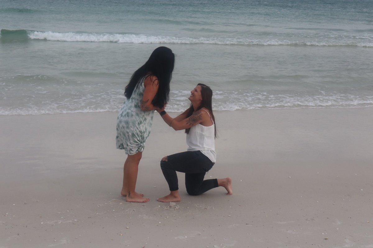 Can’t forget about Twitter
Went to the beach with a gf and left with a fiancé 💍🖤 @ShelbyG_97
