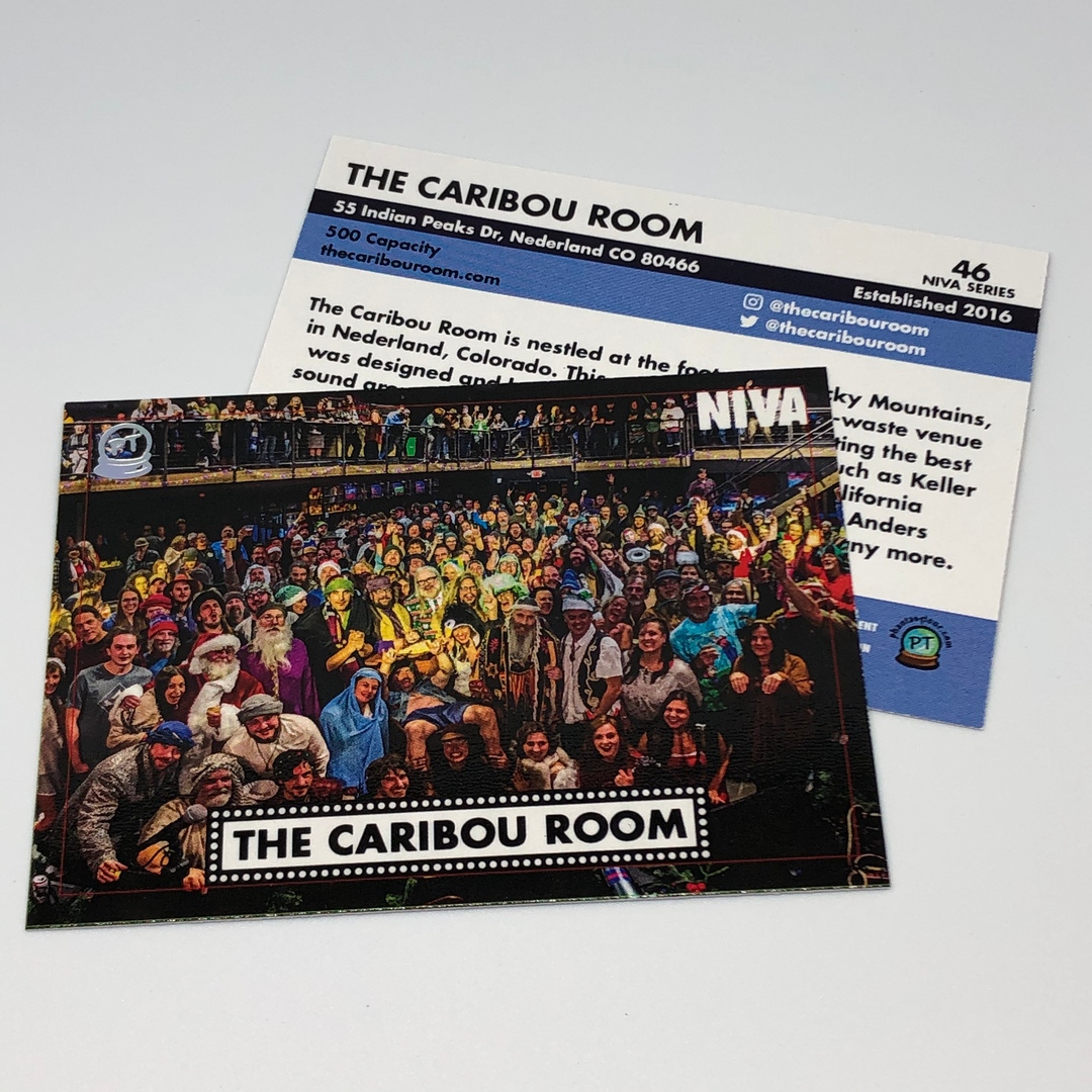NIVA Venue Series Card #46
<a href="/thecaribouroom/">The Caribou Room</a>
📷: James DeWalt
COLLECT THEM ALL: 
ptour.me/buy-pttc-niva-…
Proceeds support <a href="/NIVAssoc/">NIVA - National Independent Venue Association</a>

#NIVA #SaveOurStages #phantasycards #pttc #venueseries #tradingcards #cardcollector #venuecards #jamcards #rockcards #phantasytour <a href="/phantasytour/">Phantasy Tour</a>