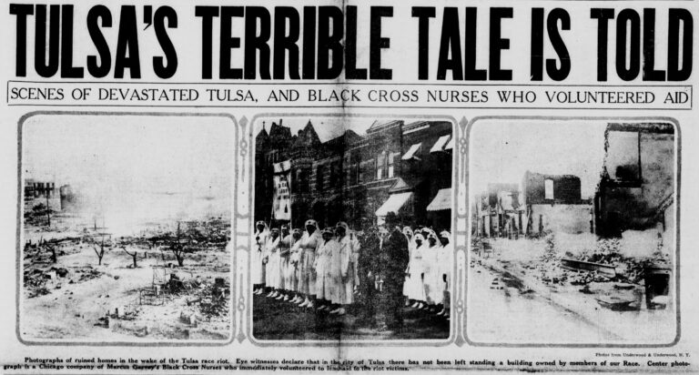 Newspaper accounts of the Tulsa Race Massacre, 100 years ago this weekend, tell a story of both coverage & complicity. More in this post from our 'Headlines & Heroes' blog, with source material from our historical newspaper archives: blogs.loc.gov/headlinesandhe… #Tulsa100 #ChronAm