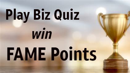 Where are you on the Biz Quiz Leaderboard?  Play today, retweet your score for an extra entry at a chance to win FAME Points. Play here attbizquiz.com/home