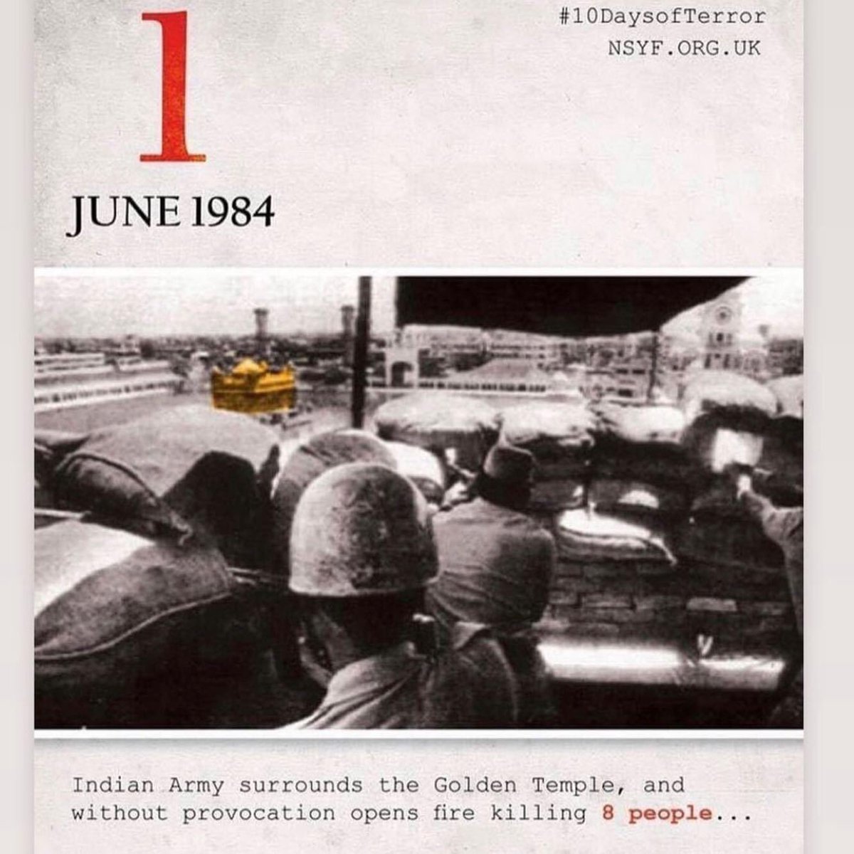 #NeverForget1984 #SikhGenocide1984 #June1st #SantJarnailSinghKhalsaBhindrawale #Amritsar