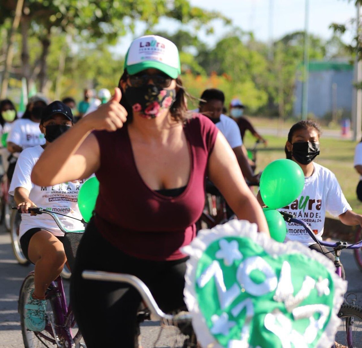 ¡Vamos en la recta final, faltan pocos días para llegar al triunfo y #JuntosHaremosHistoria

Les comparto el álbum de nuestra MEGA-RODADA. #MiVotoEsVerde💚 #VotaBlancaMerari ✅