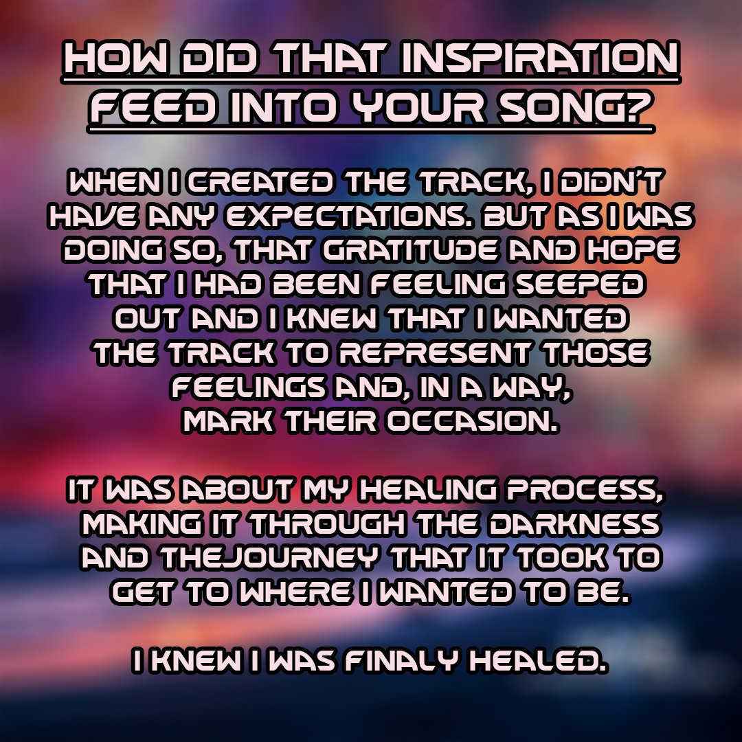(2/2) We asked @cpektir a few questions about his contribution to "Hope", here is what he had to say. 

Cpektir's track "Healing" is the final track on our comp and tails the whole record off nicely with its uplifting tone and shimmering synths @cpektir himself is known for.