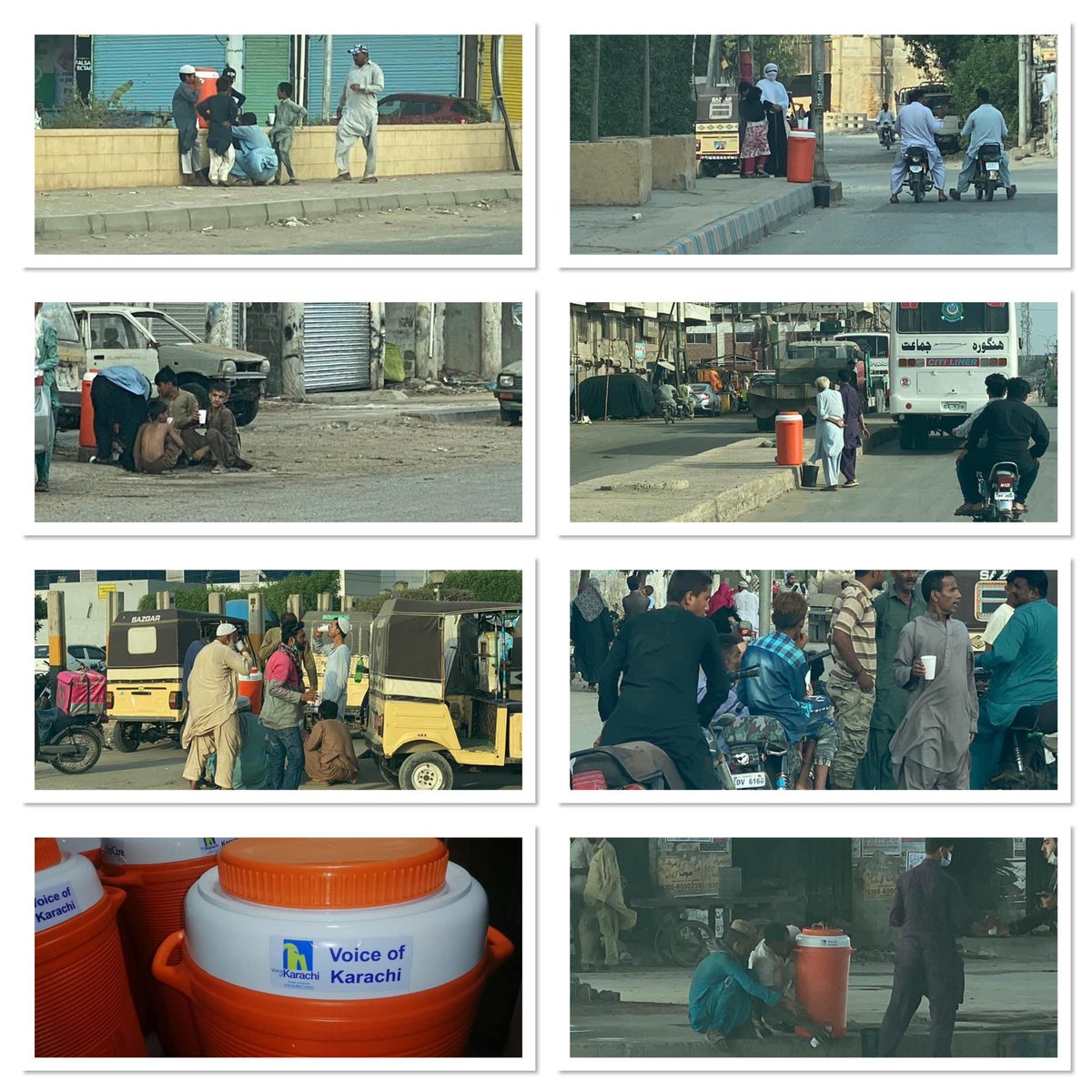 VoiceVok's tweet photo. Beat the heat, The effort goes on,  drinking water coolers in different area of Karachi, with support of K.Electric and Thar Care.  @KElectricPk https://t.co/GmomZ1Ej1e