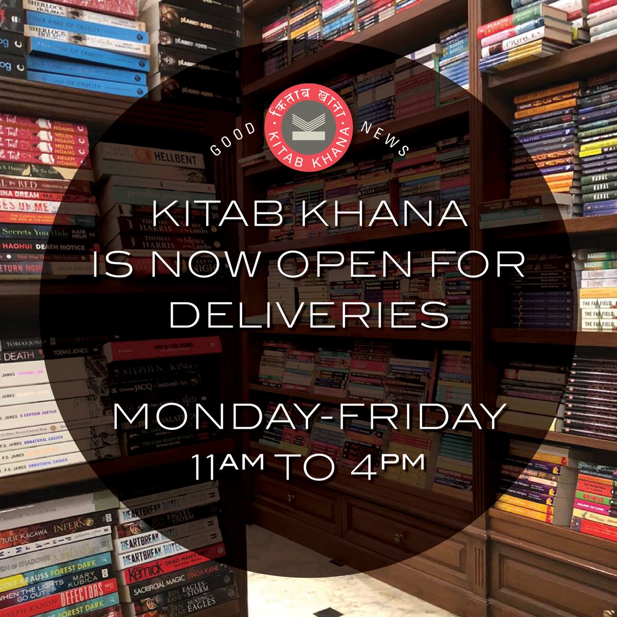 KitabKhanaBooks's tweet photo. Please send in your requests on DM or WhatsApp and we will try our level best to deliver them to you!
#HappyReading #kitabkhana #nowdelivering https://t.co/tSX0khINGg