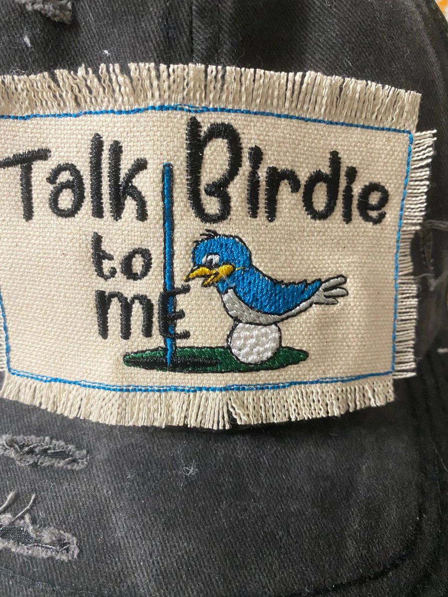 Talkie Birdie to me CC criss cross hat

CC brand black criss cross hat with an embroidery patch. Talk birdie to me with bird golf ball and hole.

condition: new

$26.00

prettylittlemonkey.com/ols/products/2…