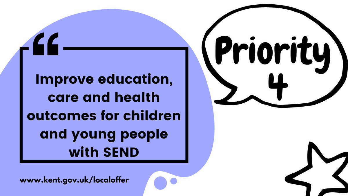 Kent_cc's tweet photo. Our SEND strategy sets out our 5 priorities for the next 3 years.
We have listened to what children and young people in Kent have told us is important to them.
Read our full SEND strategy: https://t.co/UOLTIPj20M
#kentsend #kentsendstrategy #sendstrategy #localoffer https://t.co/VS3POnwS1n
