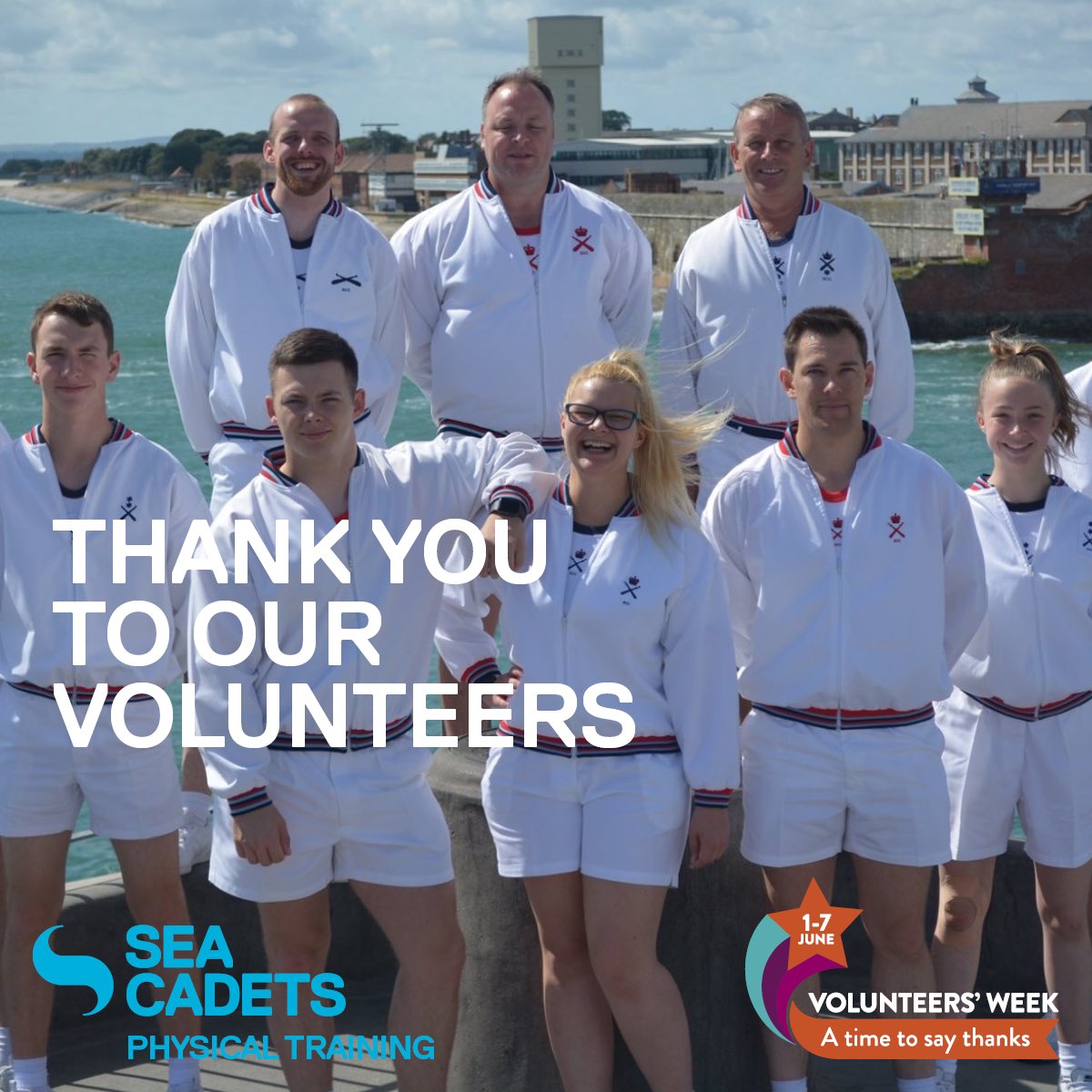 THANK YOU TO OUR VOLUNTEERS

Our @HQSOPT highlights the outstanding impact that our Physical Trainers have had across the Sea Cadets during the COVID-19 pandemic as part of Volunteers’ Week, celebrated from 1-7 June 2021.

facebook.com/10812583931156…