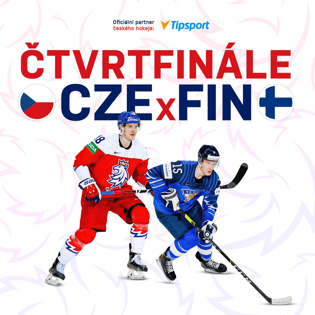 webhokejcz's tweet photo. Ve čtvrtfinále #mshokej vyzveme poslední mistry světa, @leijonat! 💪
#narodnitym #jakolev https://t.co/jsNqtzMxHU