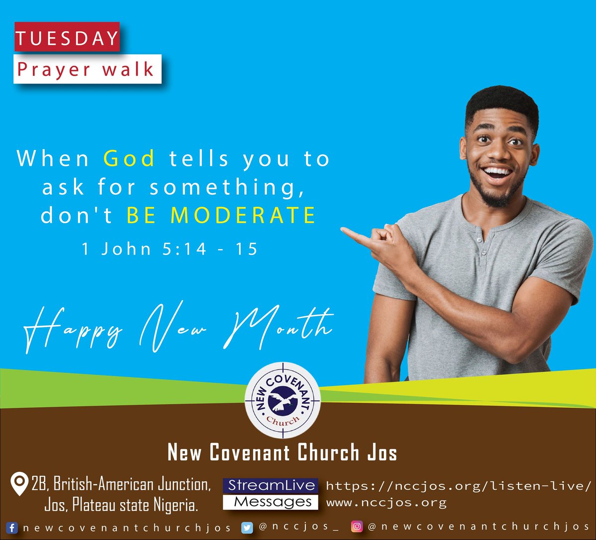 Nccjos_'s tweet photo. If you were given a blank cheque today to ask for anything, what will you ask for?
Will you be conservative and ask like Solomon for just one thing or will you ask for the nations?
For this is the confidence we have that if we ask ANYTHING in his name...
Ask of the Father today https://t.co/mClkj9j6XV