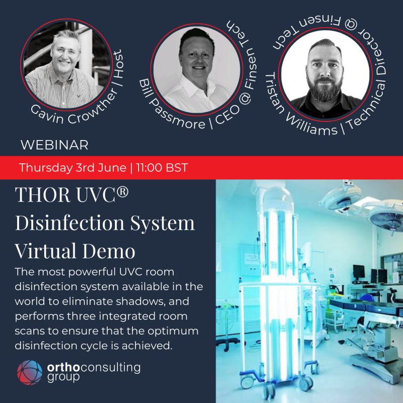 finsen_tech's tweet image. Make sure to tune into our online virtual demo of THOR UVC® with @OrthoCG. This Thursday at 11:00 BST, register now with the following link: 

app.livestorm.co/ocg-4/finsen-t…

#THORUVC #uvcrobot #uvc #infectioncontrol #infectionprevention #healthcare