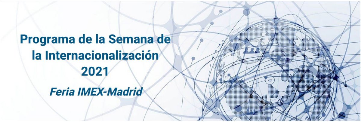 #IMEXMadrid21 | Todas las respuesta para incrementar tus ventas en el exterior en 13 Mesas Redondas. Inscríbite a la Semana de la Internacionalización 2021 y no te pierdas todas las claves de la mano de los mejores expertos.

Inscríbete ya en: imexmadrid.com