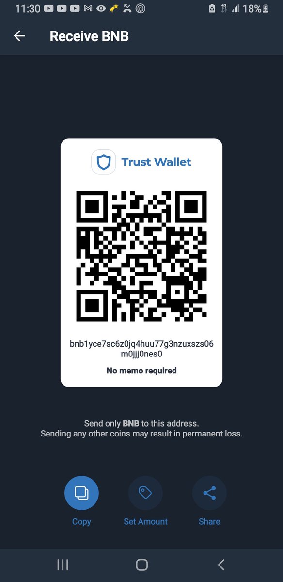 Networfan's tweet photo. @ReySantoscrypto bnb1yce7sc6z0jq4huu77g3nzuxszs06m0jjj0nes0 https://t.co/yxAGp6Sepy