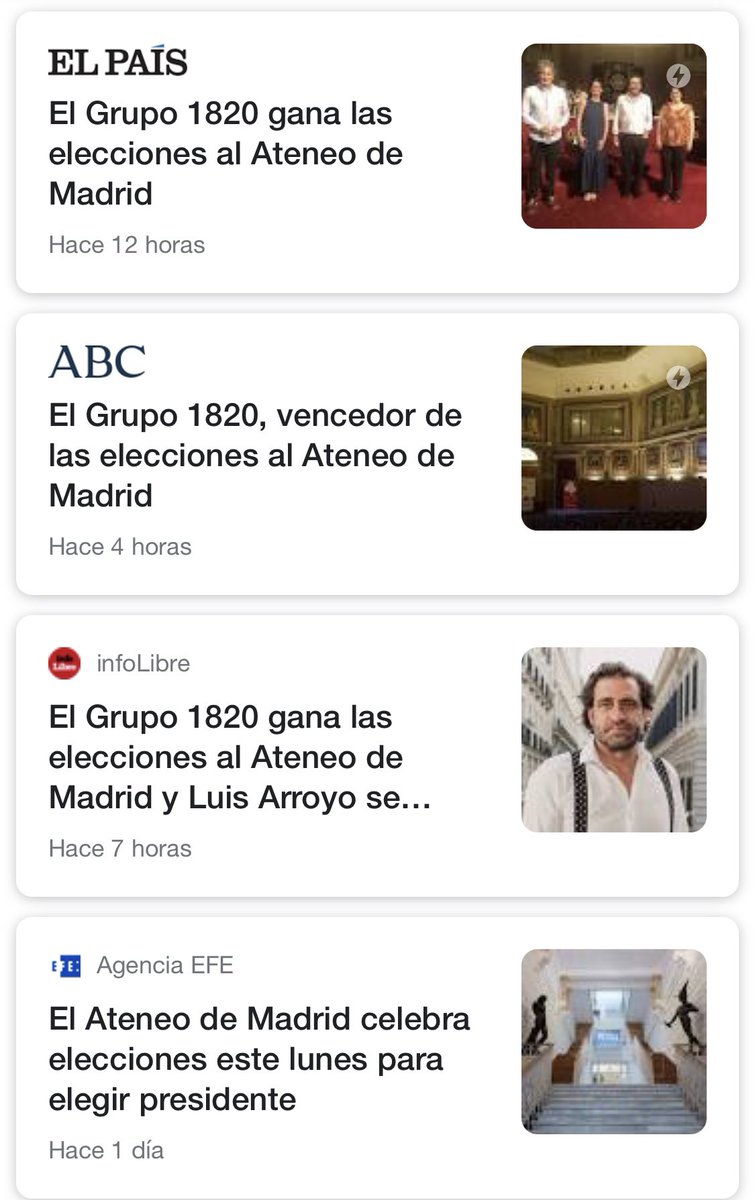 Satisfaccion e ilusion; genial participar activamente en la renovación del <a href="/ateneodemadrid/">Ateneo de Madrid</a> con <a href="/ateneo1820/">Ateneo 1820</a>