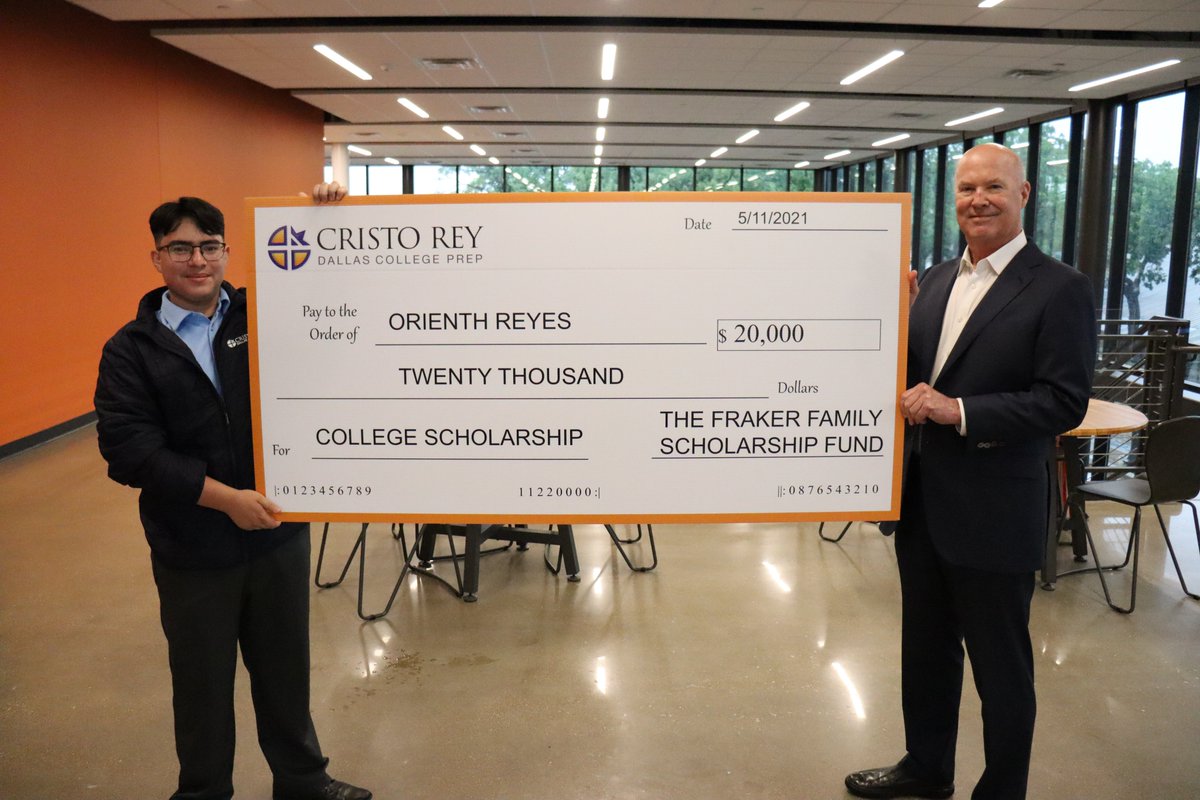 We are excited to announce Orienth Reyes as the first recipient of The Fraker Family Scholarship Fund. Thank you to Jack Fraker, the entire Fraker family and #CrowHoldings for their generosity. The scholarship will to be granted annually to a CRD student for many years to come.