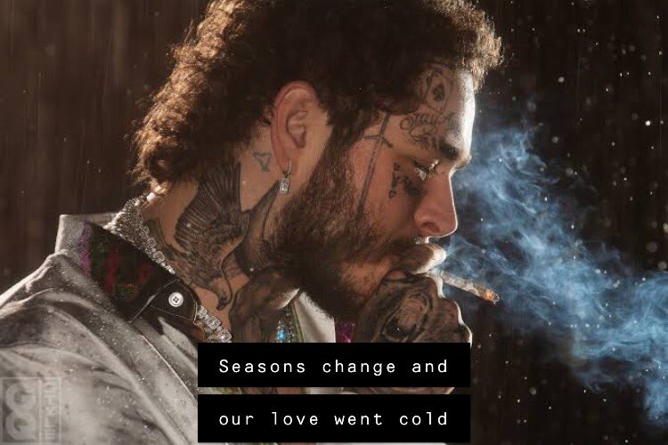KielKors's tweet photo. -Post Malone https://t.co/w5i0kgadT4