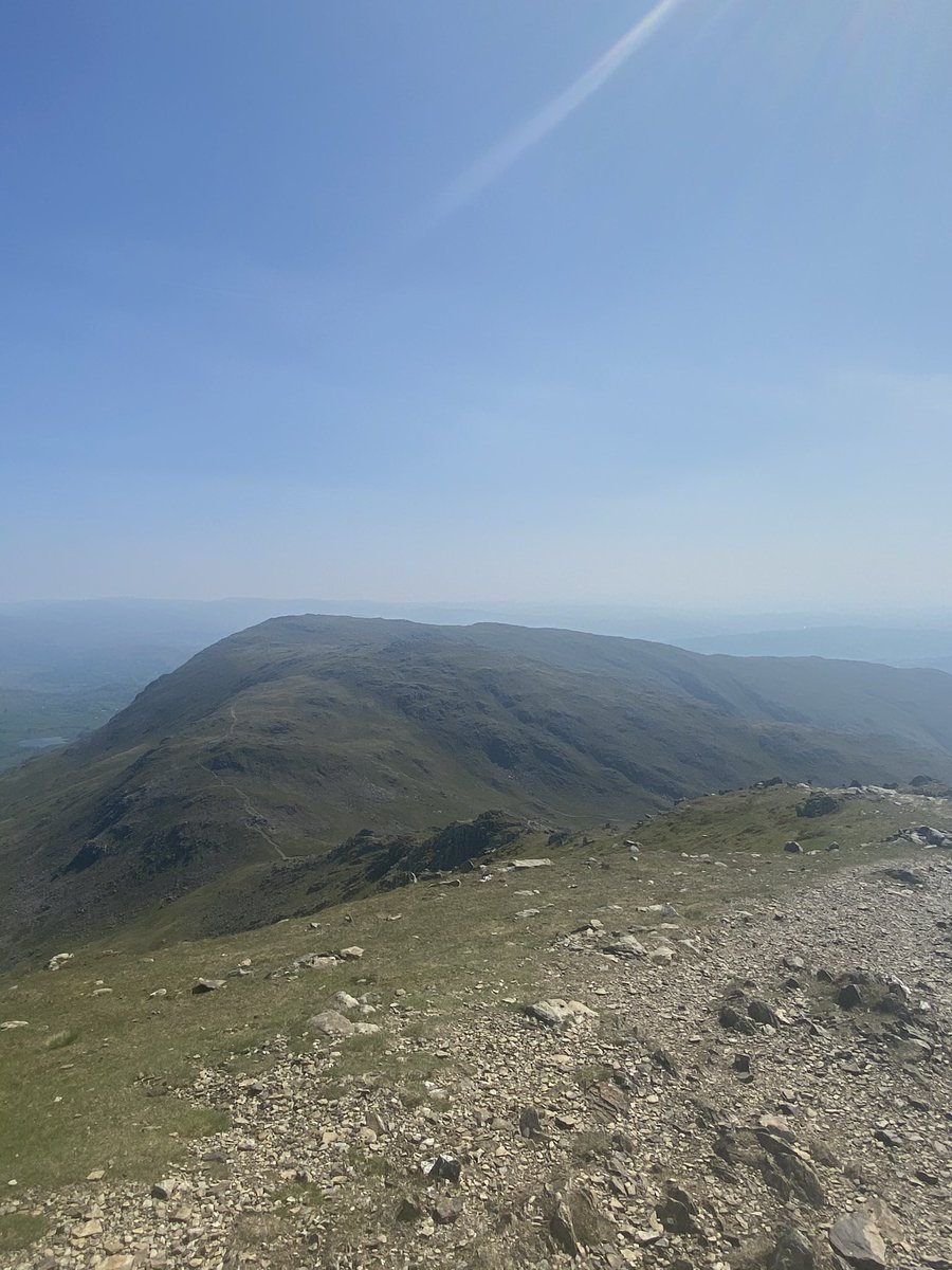 emmalouise_2024's tweet photo. Next stop, Swirl How. Amazing views across Prison Band to Wetherlam. #SwirlHow #wainwright #CUMBRIA #LakeDistrict #hiking https://t.co/uVCmQmKZwF