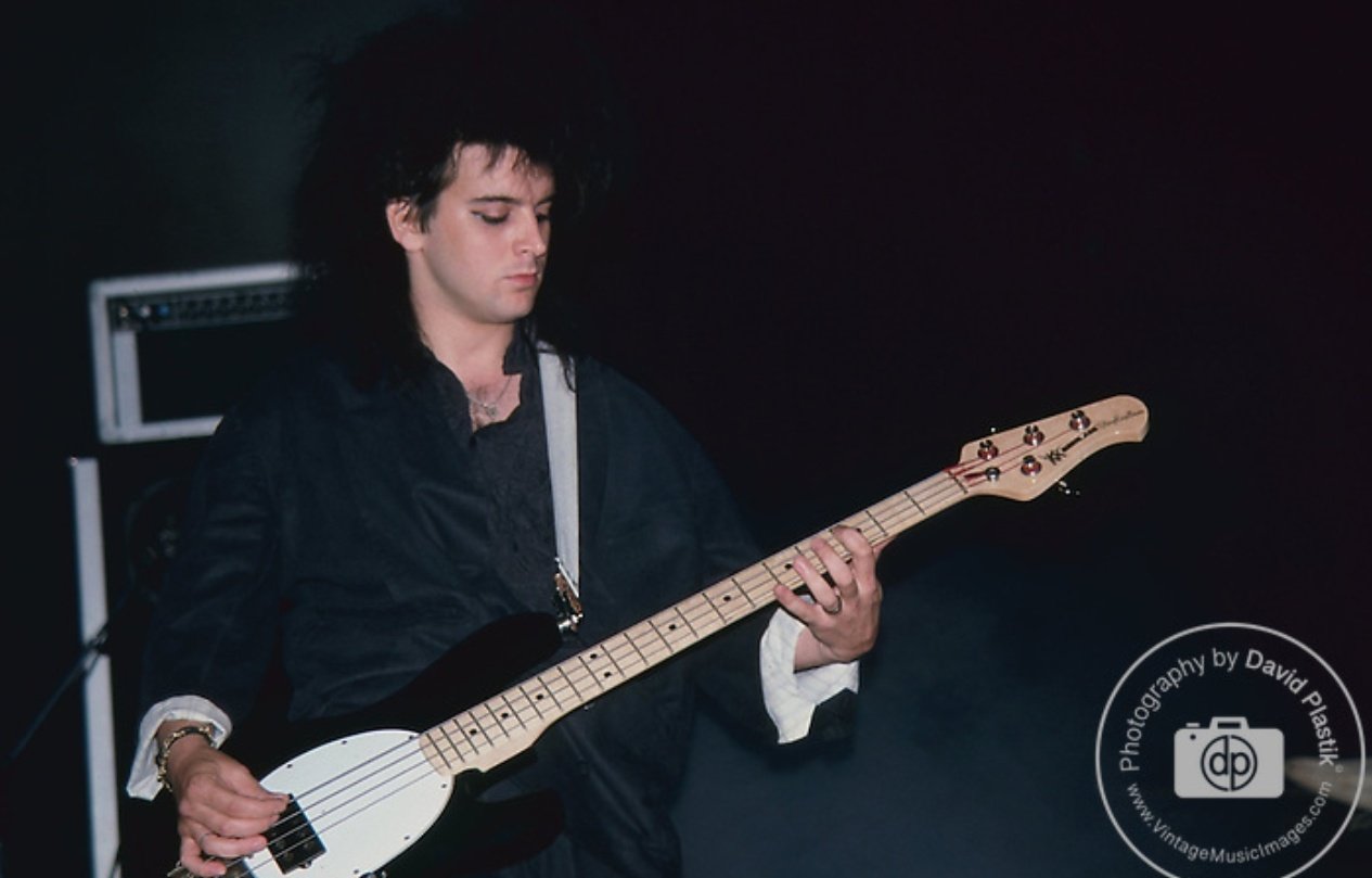 Happy Birthday Simon Gallup. Bass Guitarist for The Cure. I took this picture in 1987.  