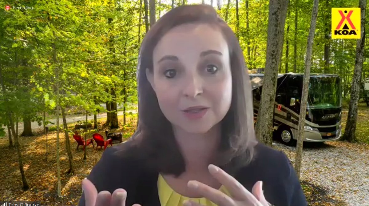 SWVatalaro's tweet photo. 10.1 million people went camping for the first time in 2020 -Toby O'Rourke @KOAKampgrounds @ORRoundtable #PartnersOutdoors #WomenMakingWaves https://t.co/RgVnEPRRUs