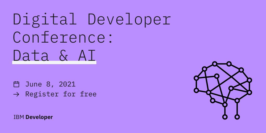 Join <a href="/omkarn8/">Omkar Nimbalkar</a> and other experts talk about topics in the #Data &amp; #AI Space - free conference on 6/8 - developer.ibm.com/conferences/di…