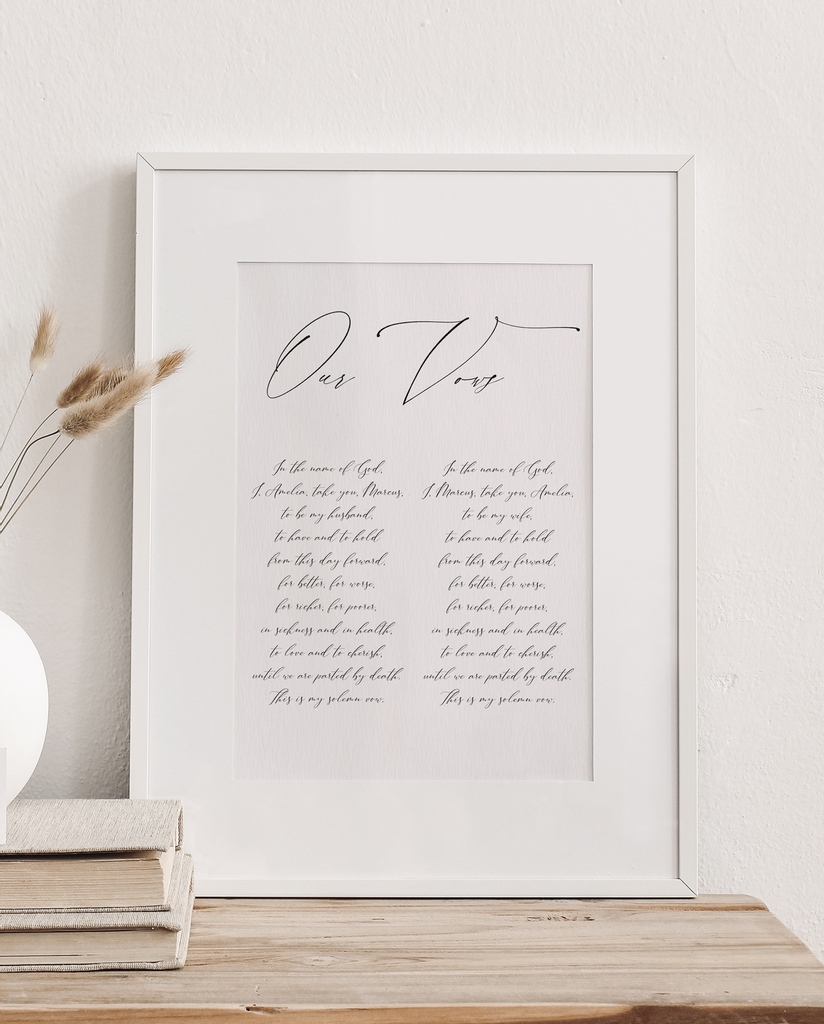 One of my most requested calligraphy commissions is to handwrite in ink wedding vows.  It's such a joy to be able to make something so special that can either be a gift from friends, an anniversary or a wedding present. 

#missmoderncalligraphy #weddingday #moderncalligraphy