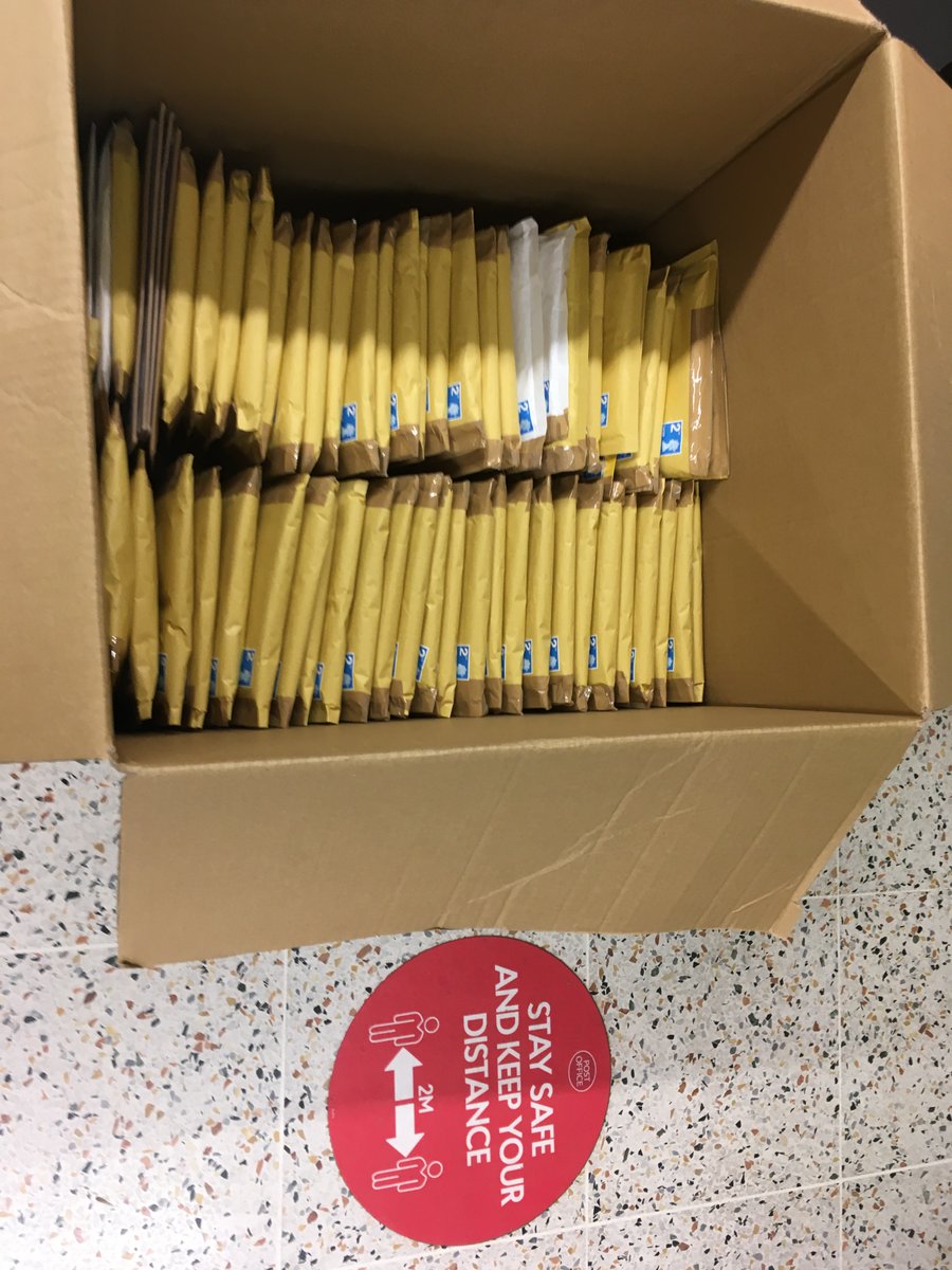 Here it comes folks!  There were so many Crowdfunder rewards to send out, they gave me my own post bag!  And now I can see the kitchen floor again (I'd better run a mop over it, eh?!).

Sincere thanks to everyone who supported the <a href="/Crowdfunder/">Crowdfunder</a> <a href="/CreativeScots/">Creative Scotland</a> competition!  🧡